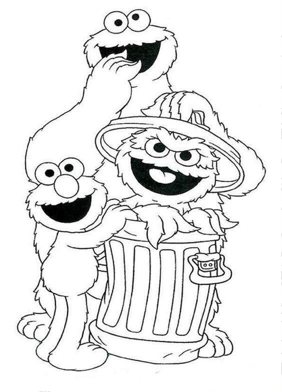 100 Printable Sesame Street Coloring Pages for Kids 42