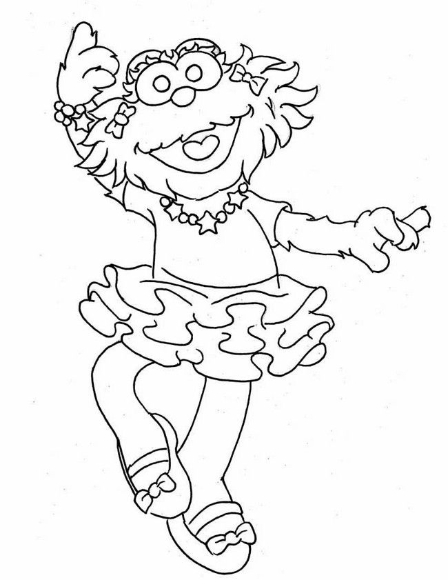 100 Printable Sesame Street Coloring Pages for Kids 49