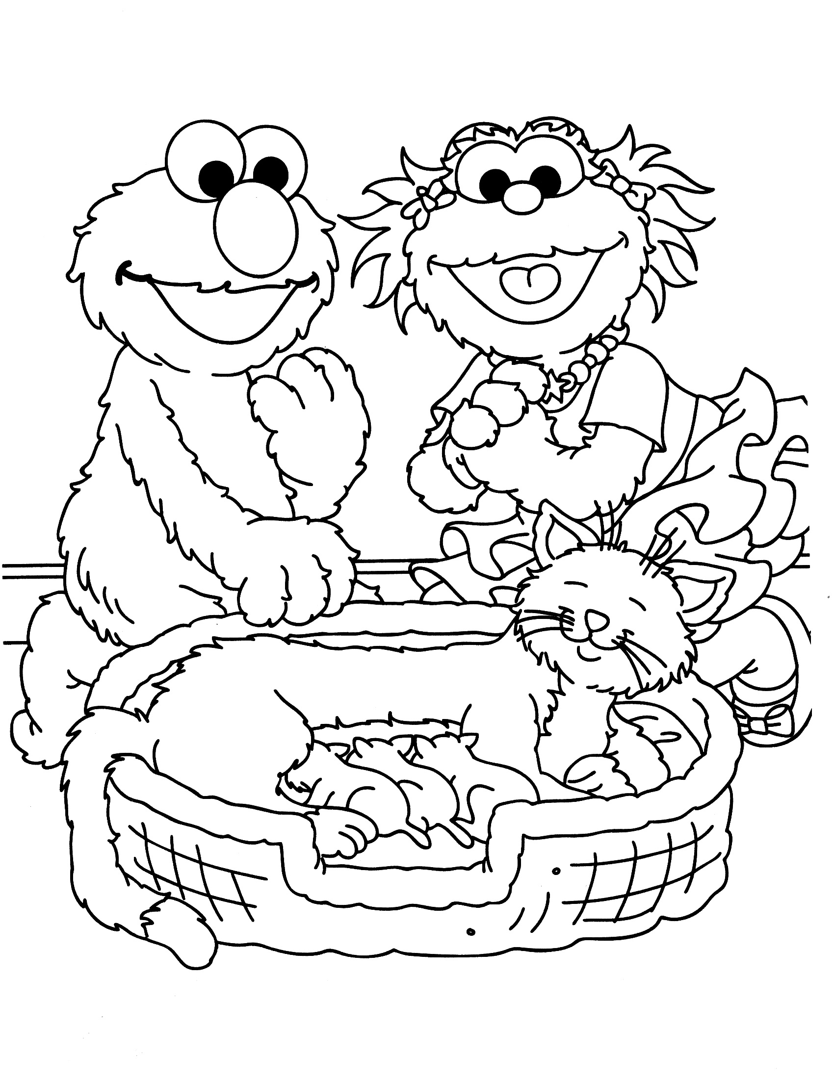 100 Printable Sesame Street Coloring Pages for Kids 52