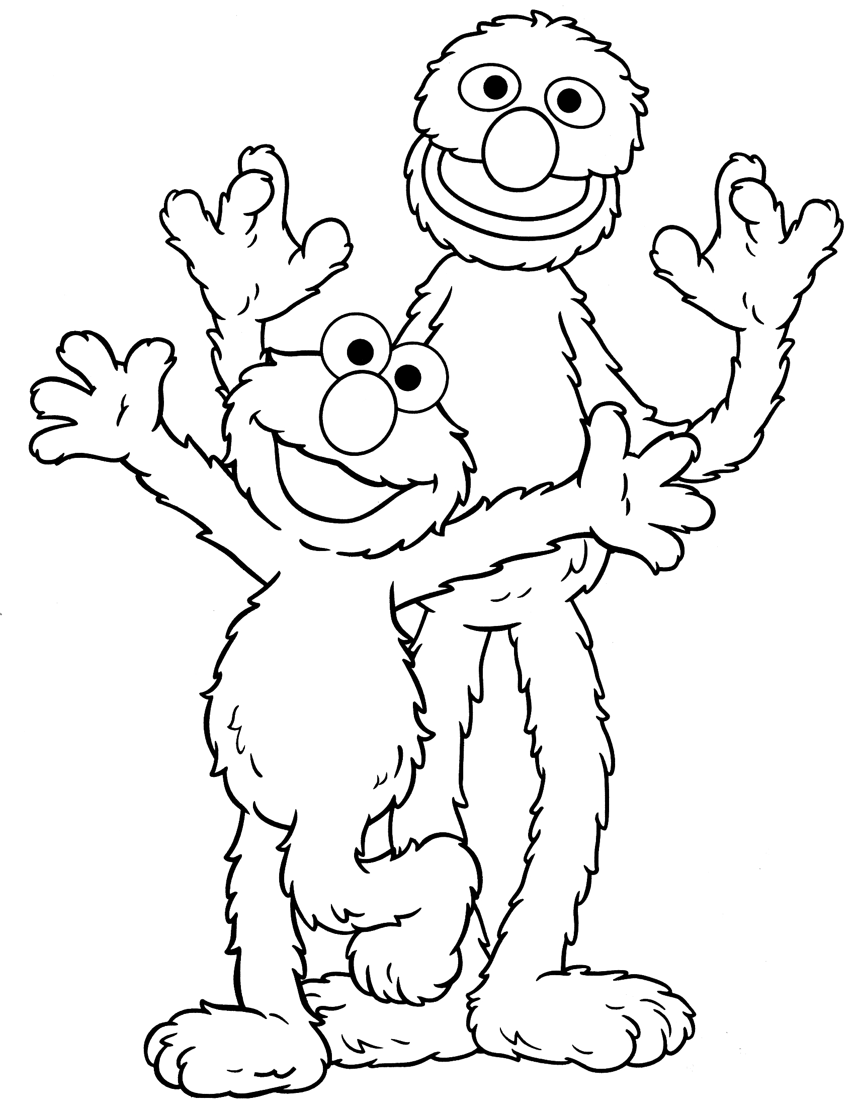 100 Printable Sesame Street Coloring Pages for Kids 54