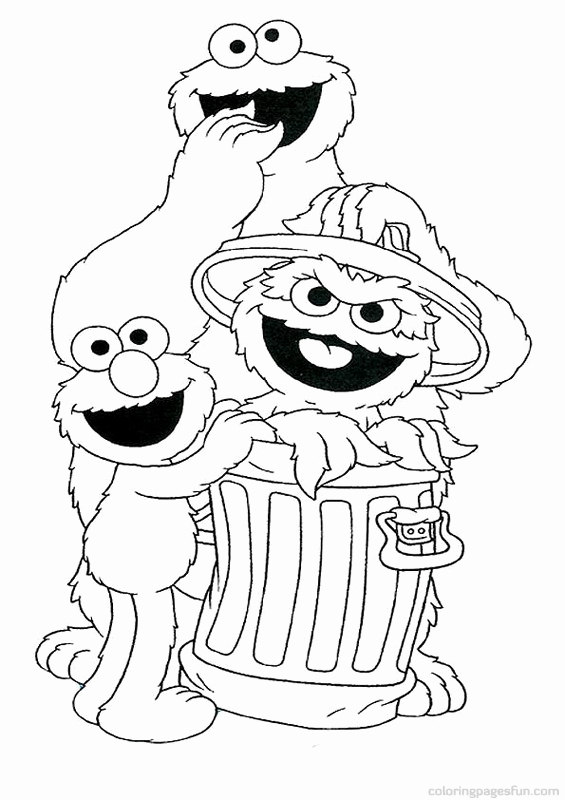 100 Printable Sesame Street Coloring Pages for Kids 55