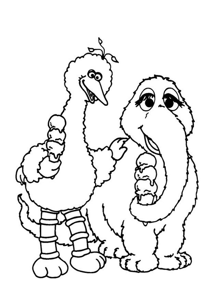 100 Printable Sesame Street Coloring Pages for Kids 58