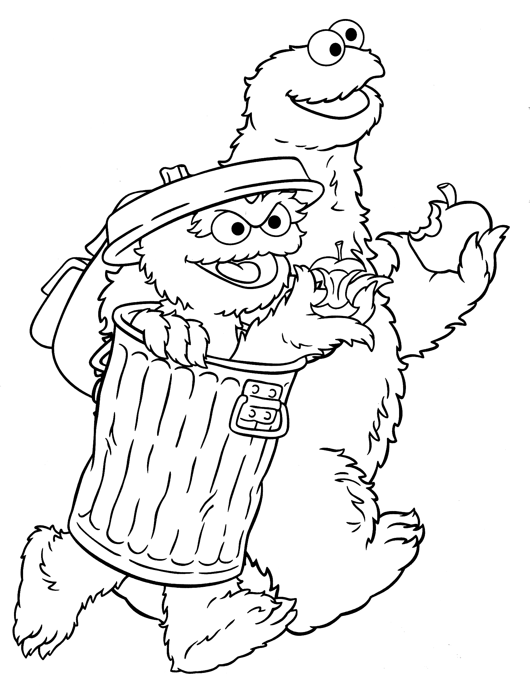 100 Printable Sesame Street Coloring Pages for Kids 64