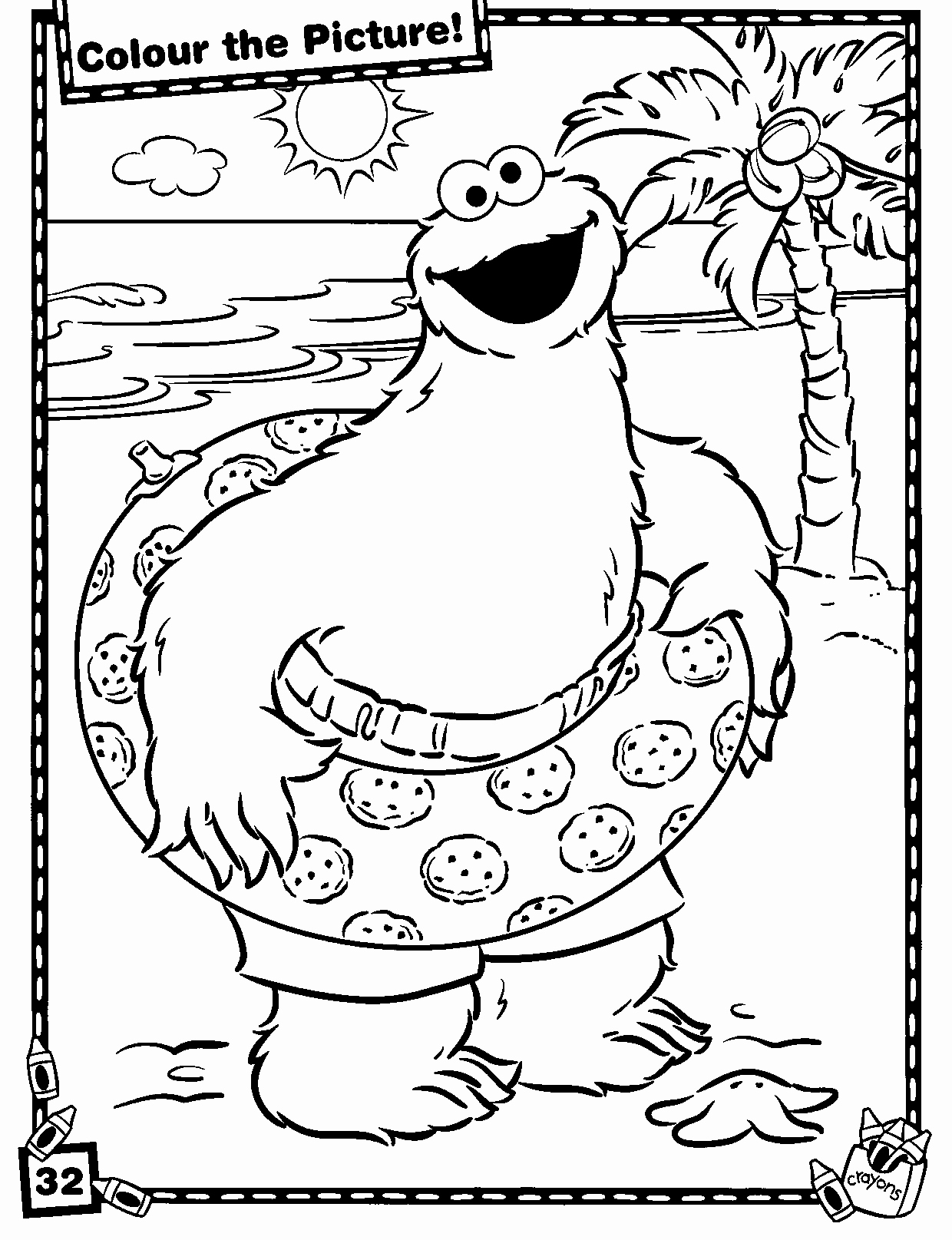 100 Printable Sesame Street Coloring Pages for Kids 67