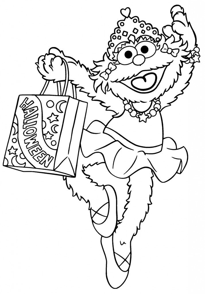 100 Printable Sesame Street Coloring Pages for Kids 73