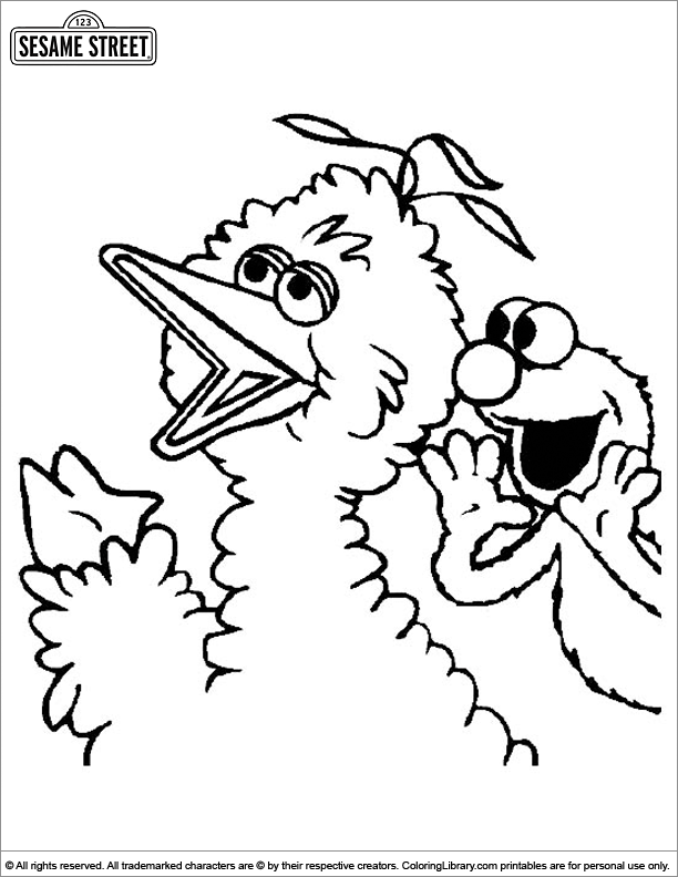 100 Printable Sesame Street Coloring Pages for Kids 74