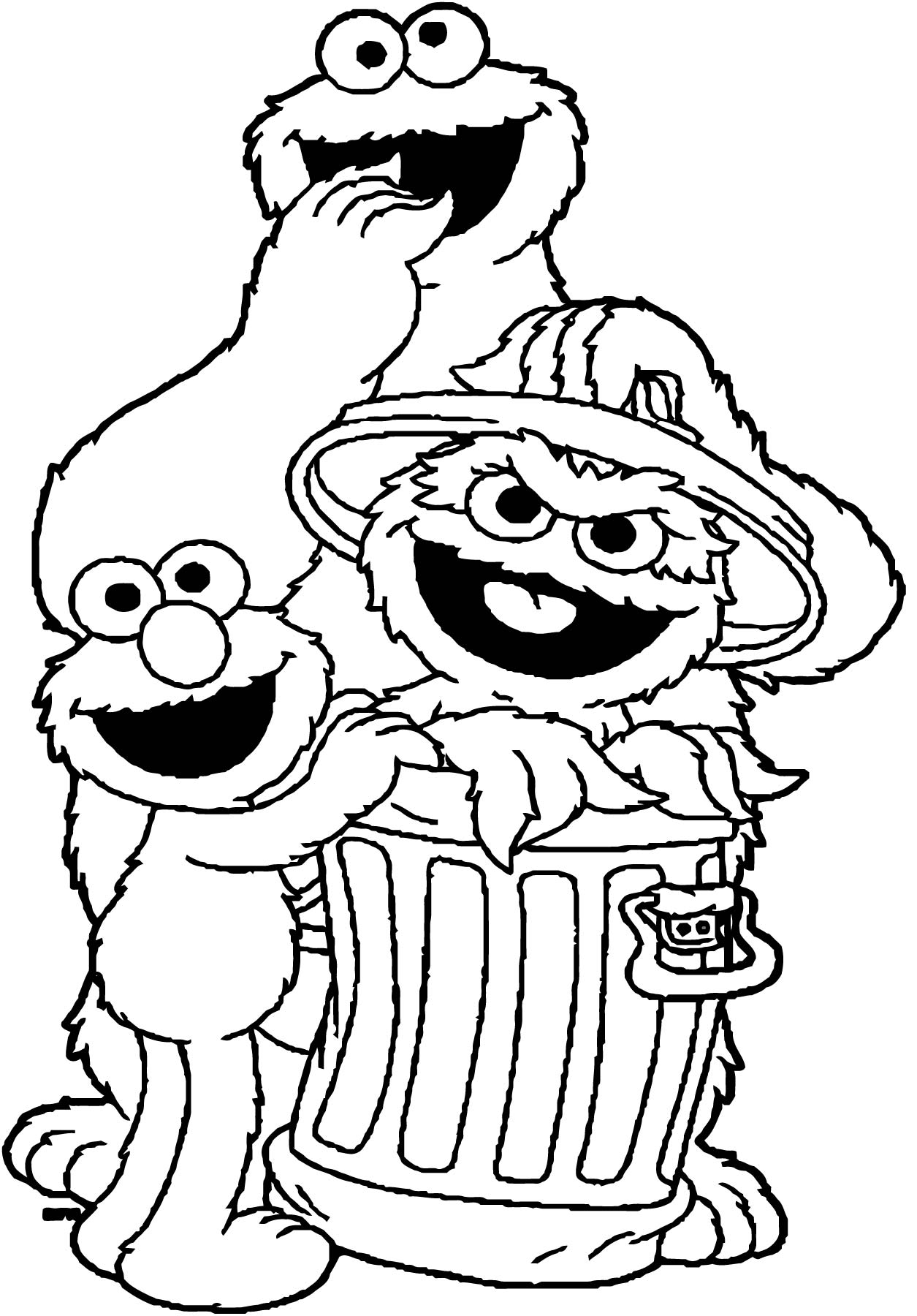 100 Printable Sesame Street Coloring Pages for Kids 77