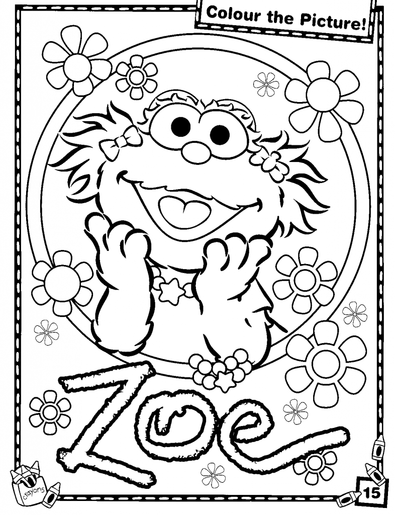 100 Printable Sesame Street Coloring Pages for Kids 79