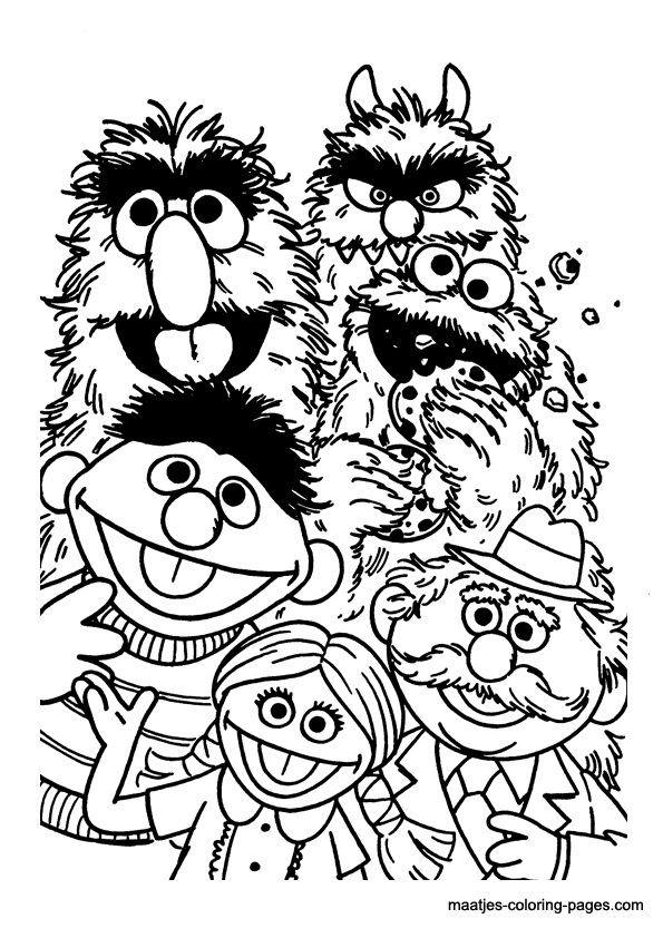 100 Printable Sesame Street Coloring Pages for Kids 90