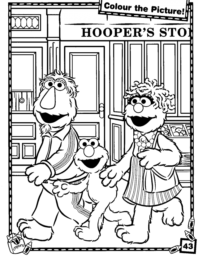 100 Printable Sesame Street Coloring Pages for Kids 94