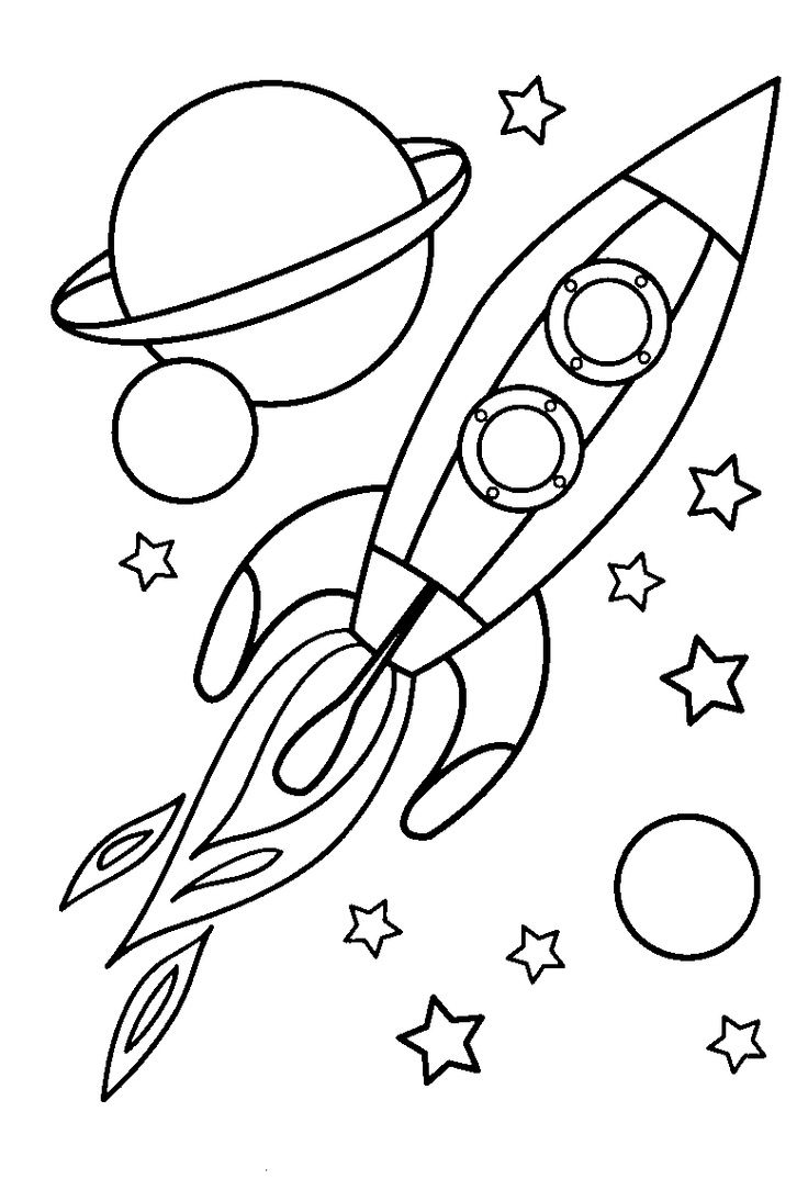 103 Free Printable Spaceship Coloring Pages For Kids 12