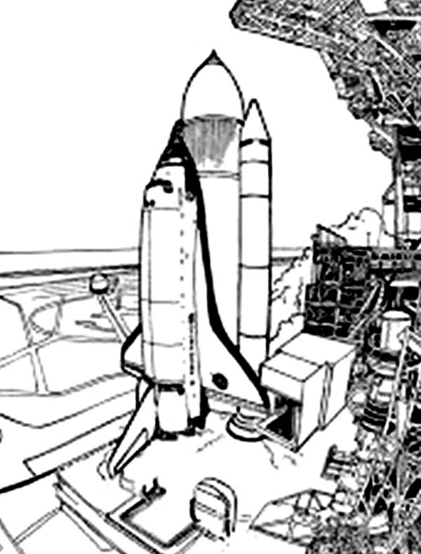 103 Free Printable Spaceship Coloring Pages For Kids 17