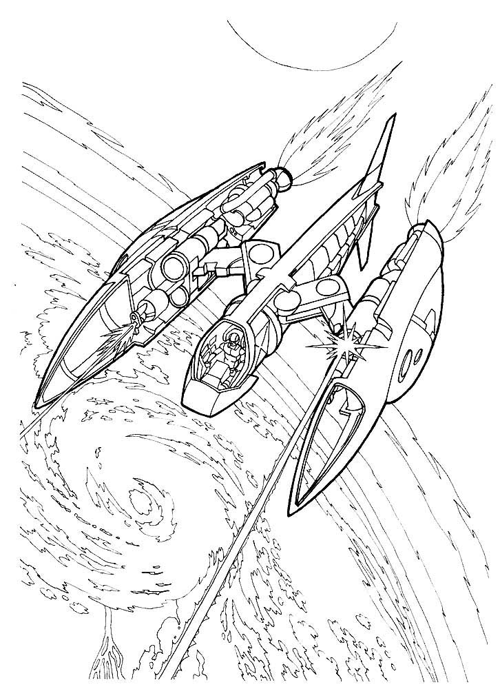 103 Free Printable Spaceship Coloring Pages For Kids 2