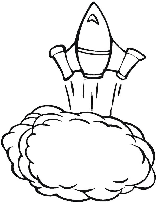 103 Free Printable Spaceship Coloring Pages For Kids 20