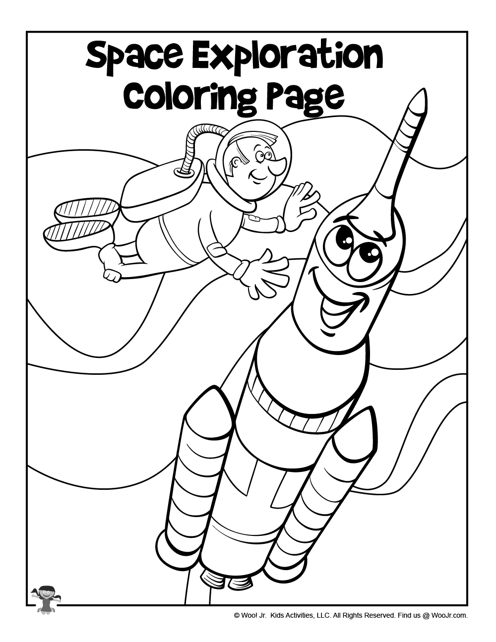 103 Free Printable Spaceship Coloring Pages For Kids 3