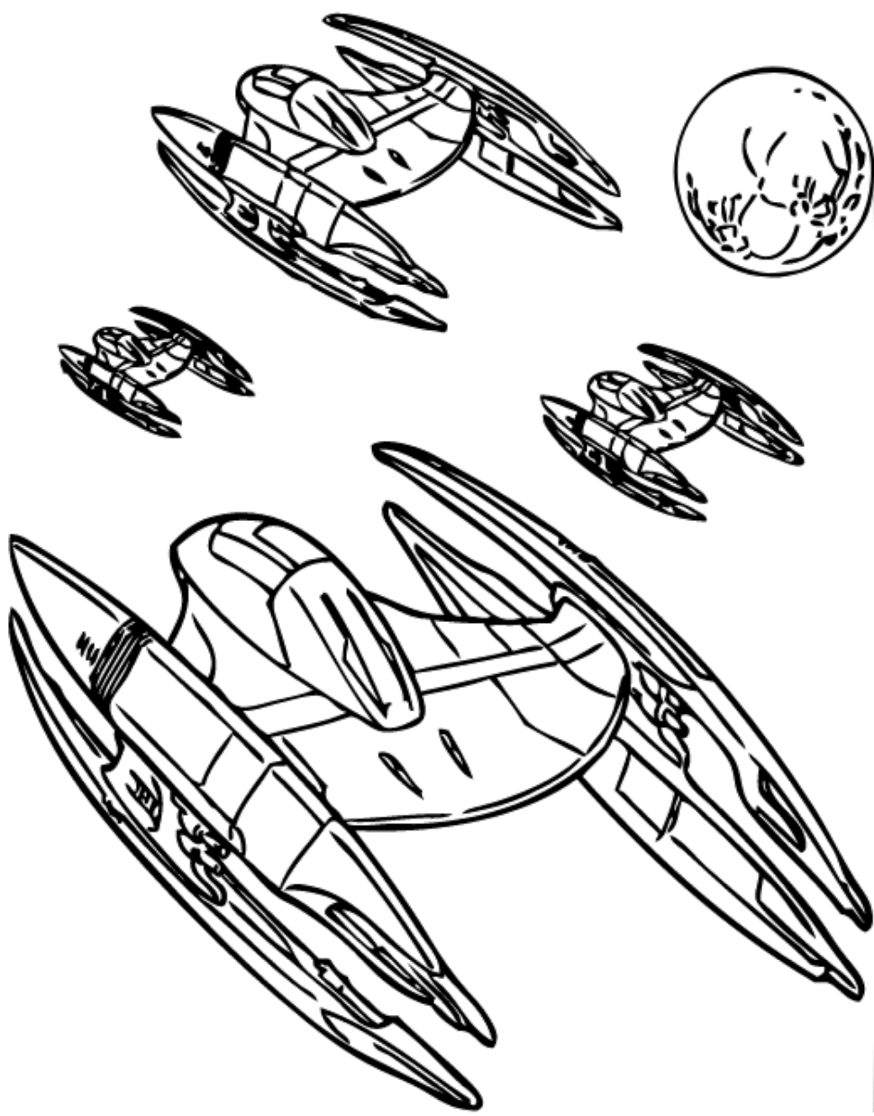 103 Free Printable Spaceship Coloring Pages For Kids 5