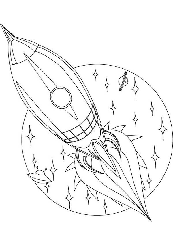 103 Free Printable Spaceship Coloring Pages For Kids 50