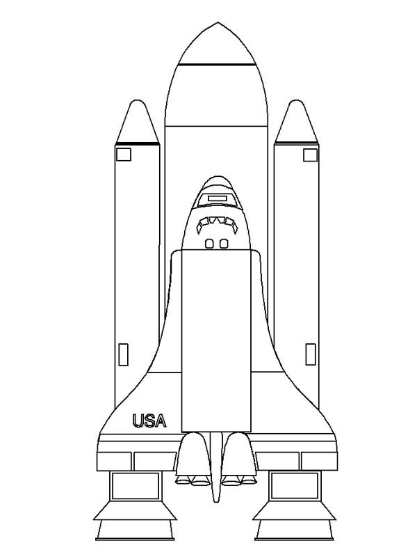 103 Free Printable Spaceship Coloring Pages For Kids 56