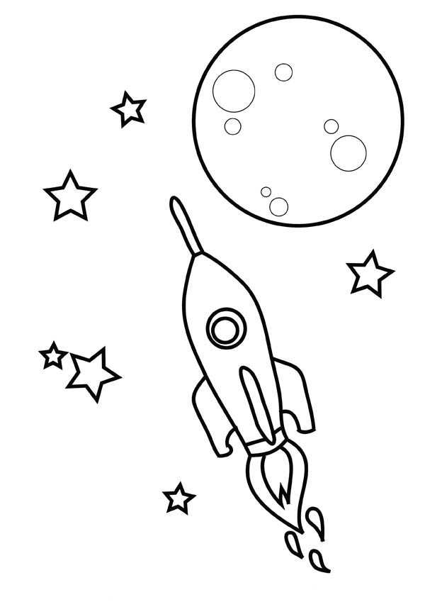 103 Free Printable Spaceship Coloring Pages For Kids 66