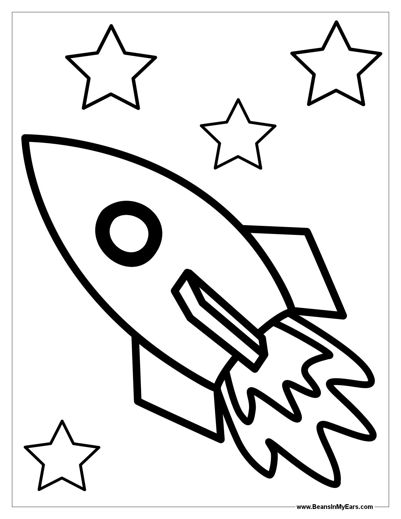 103 Free Printable Spaceship Coloring Pages For Kids 72