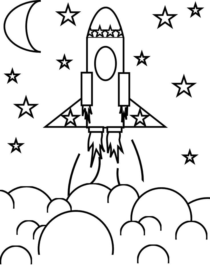 103 Free Printable Spaceship Coloring Pages For Kids 73