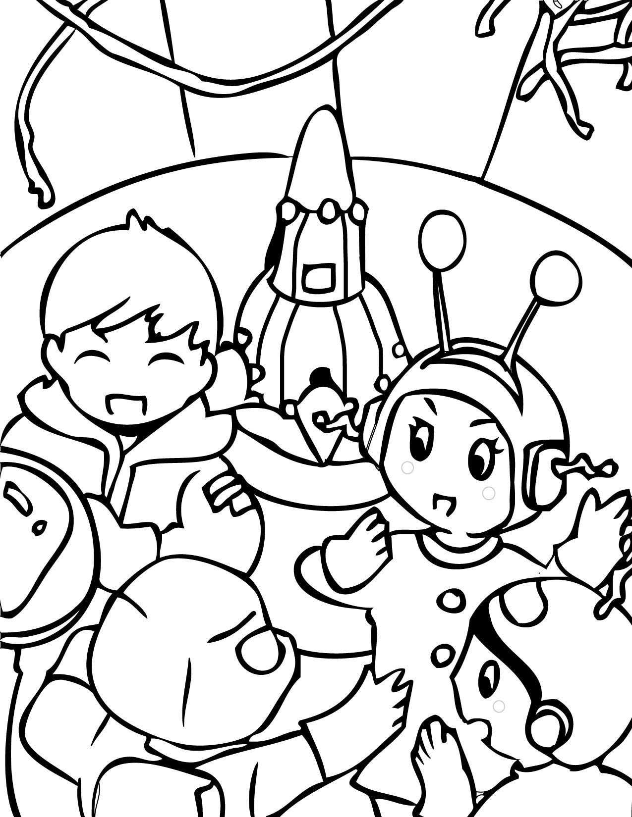 103 Free Printable Spaceship Coloring Pages For Kids 9