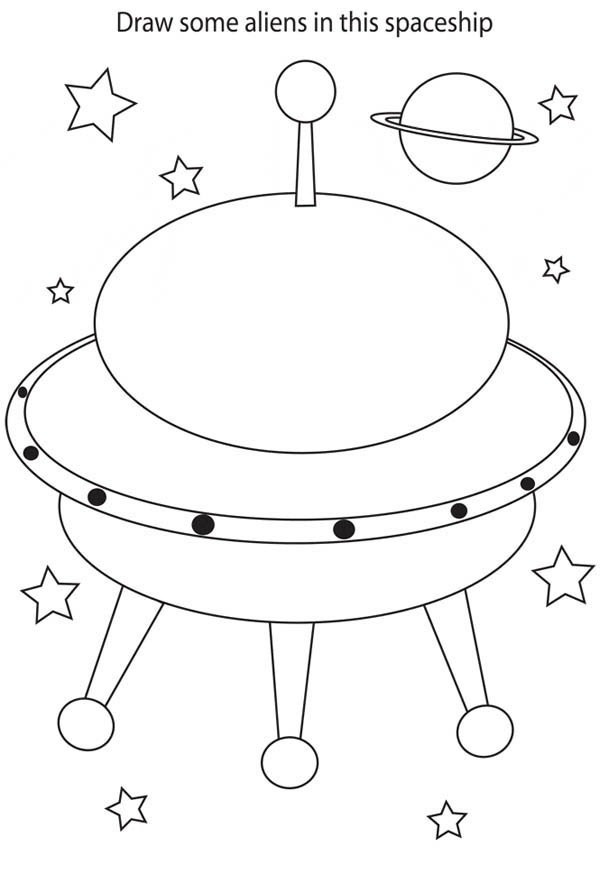 103 Free Printable Spaceship Coloring Pages For Kids 91