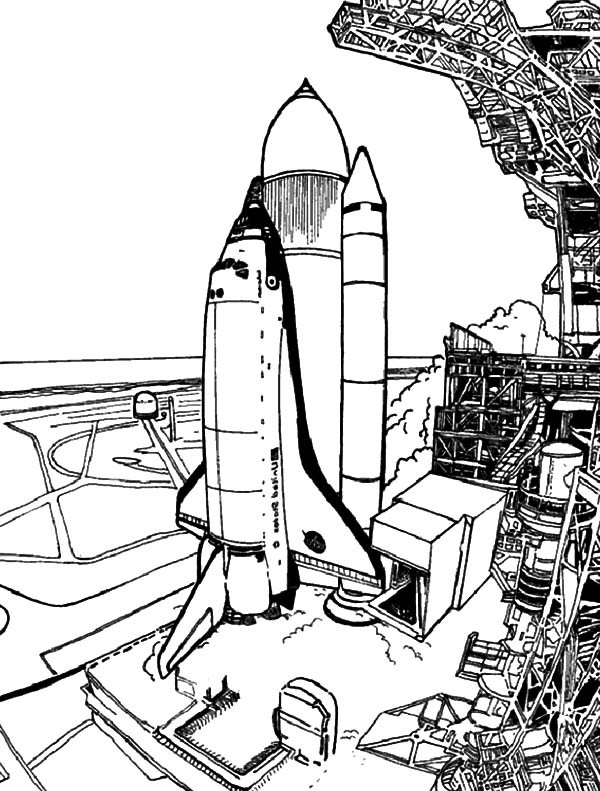 103 Free Printable Spaceship Coloring Pages For Kids 92