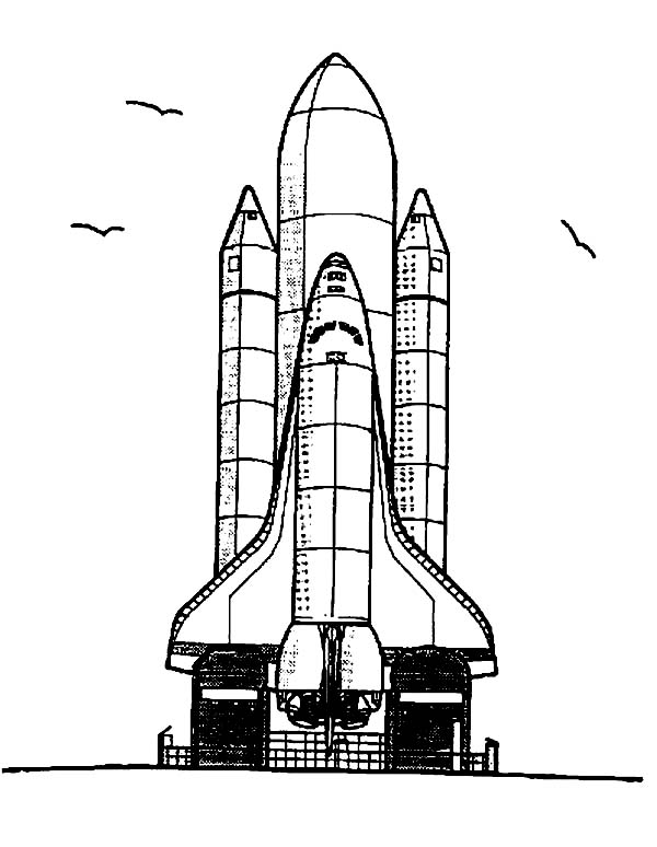 103 Free Printable Spaceship Coloring Pages For Kids 93