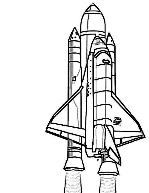 103 Free Printable Spaceship Coloring Pages For Kids 97