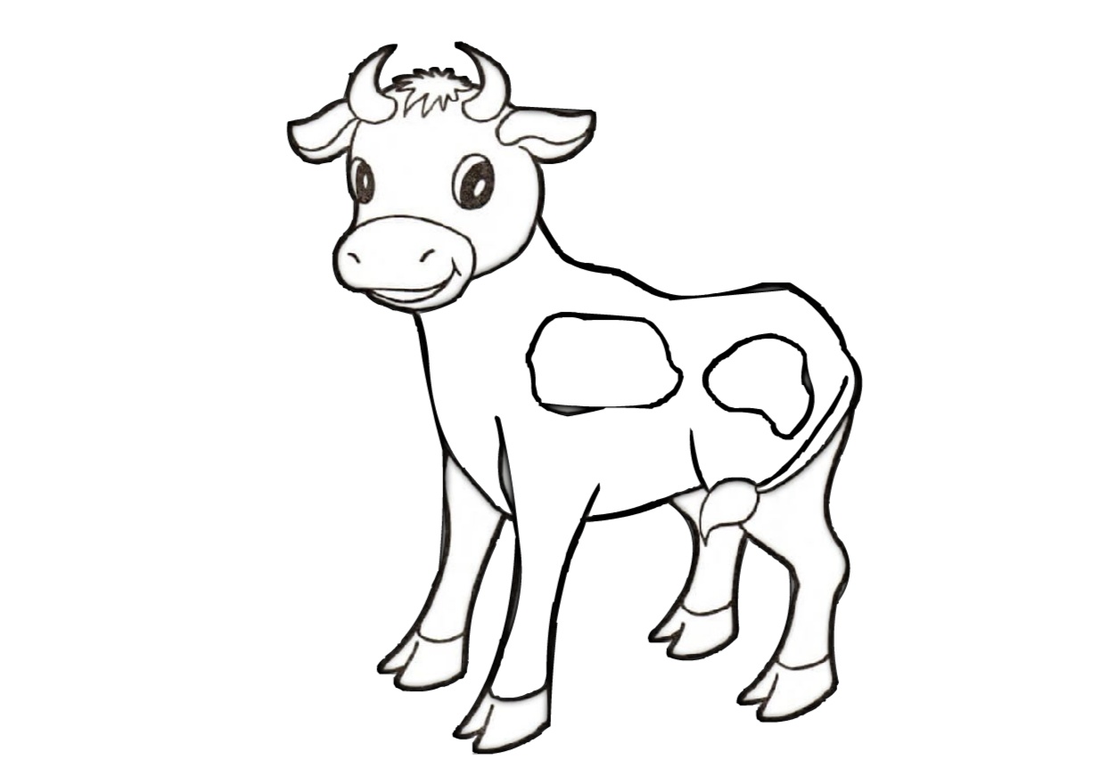 105 Cow Coloring Pages for Kids Printable 32