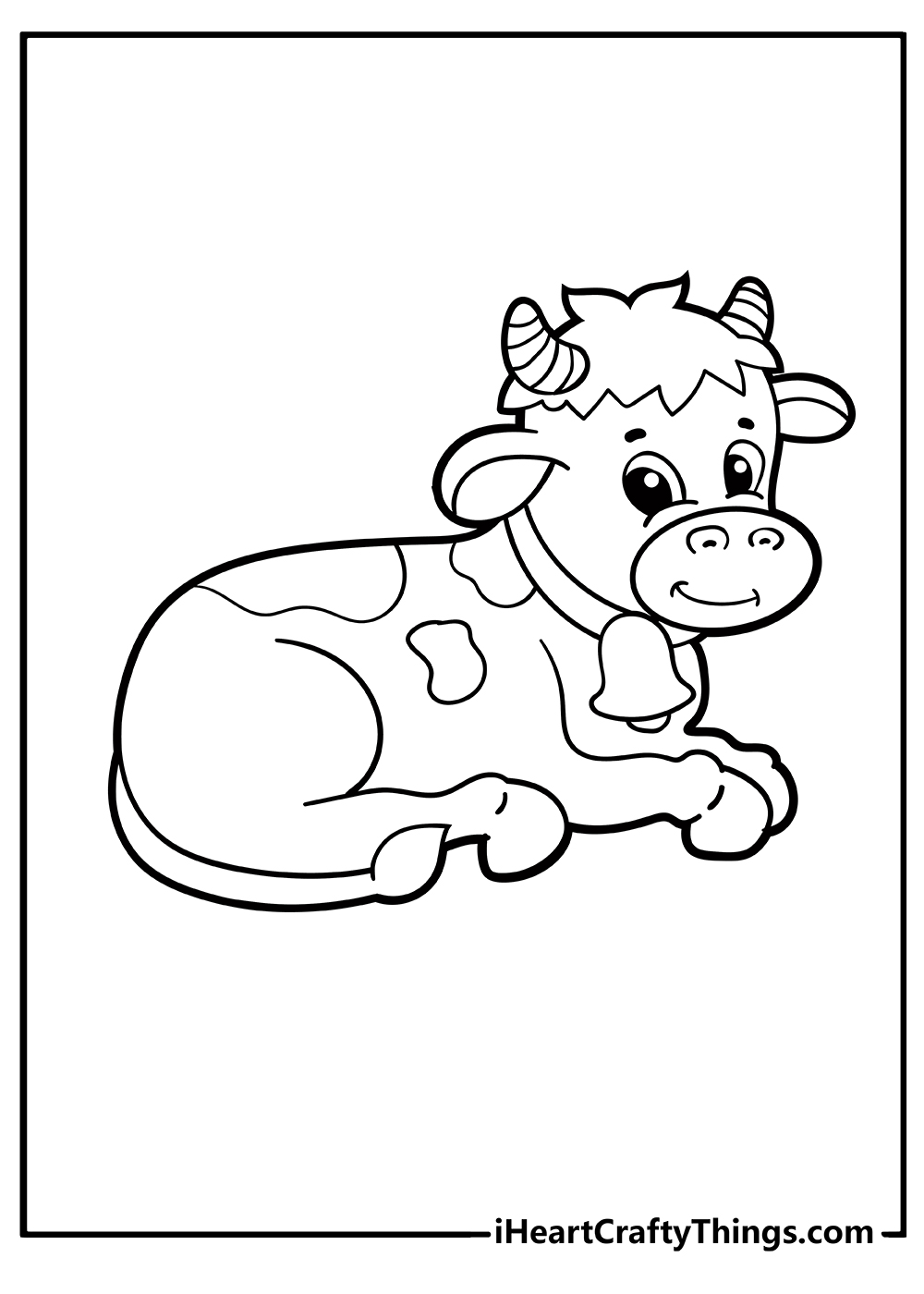 105 Cow Coloring Pages for Kids Printable 41