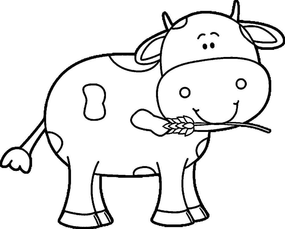 105 Cow Coloring Pages for Kids Printable 55