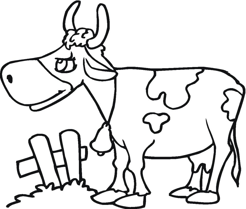 105 Cow Coloring Pages for Kids Printable 73