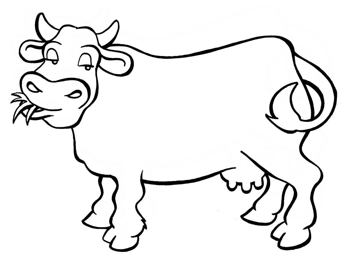 105 Cow Coloring Pages for Kids Printable 79