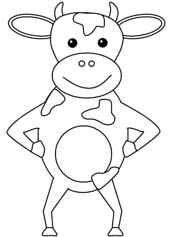 105 Cow Coloring Pages for Kids Printable 82