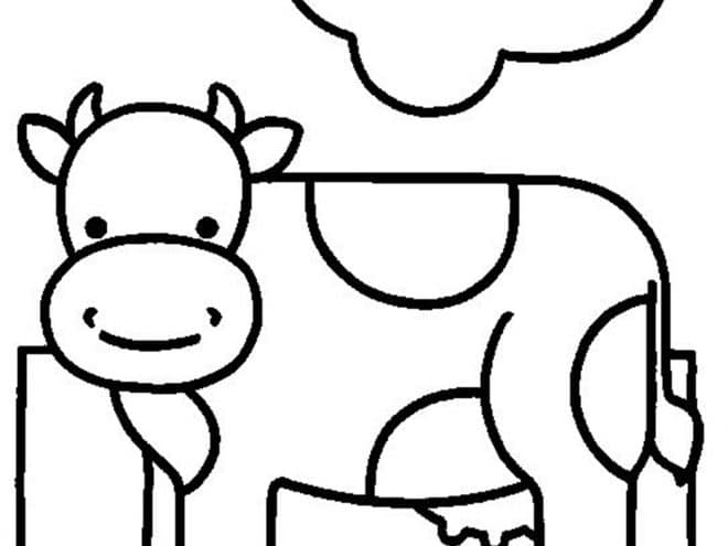 105 Cow Coloring Pages for Kids Printable 87