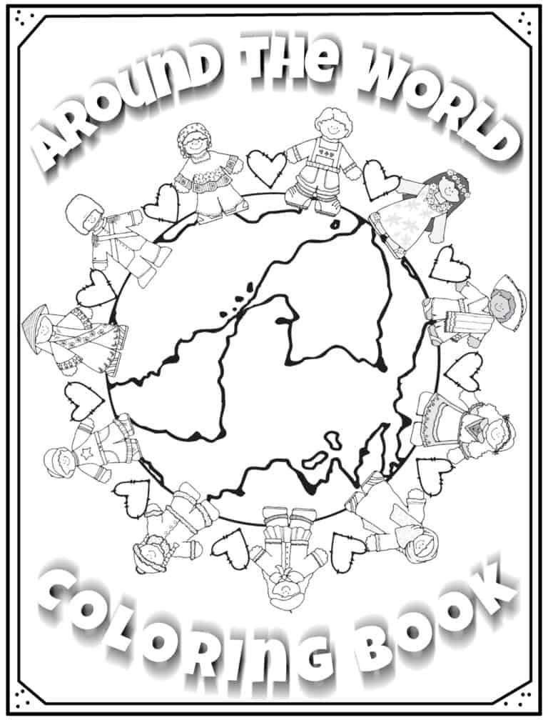 105 Travel Coloring Pages Printable 108