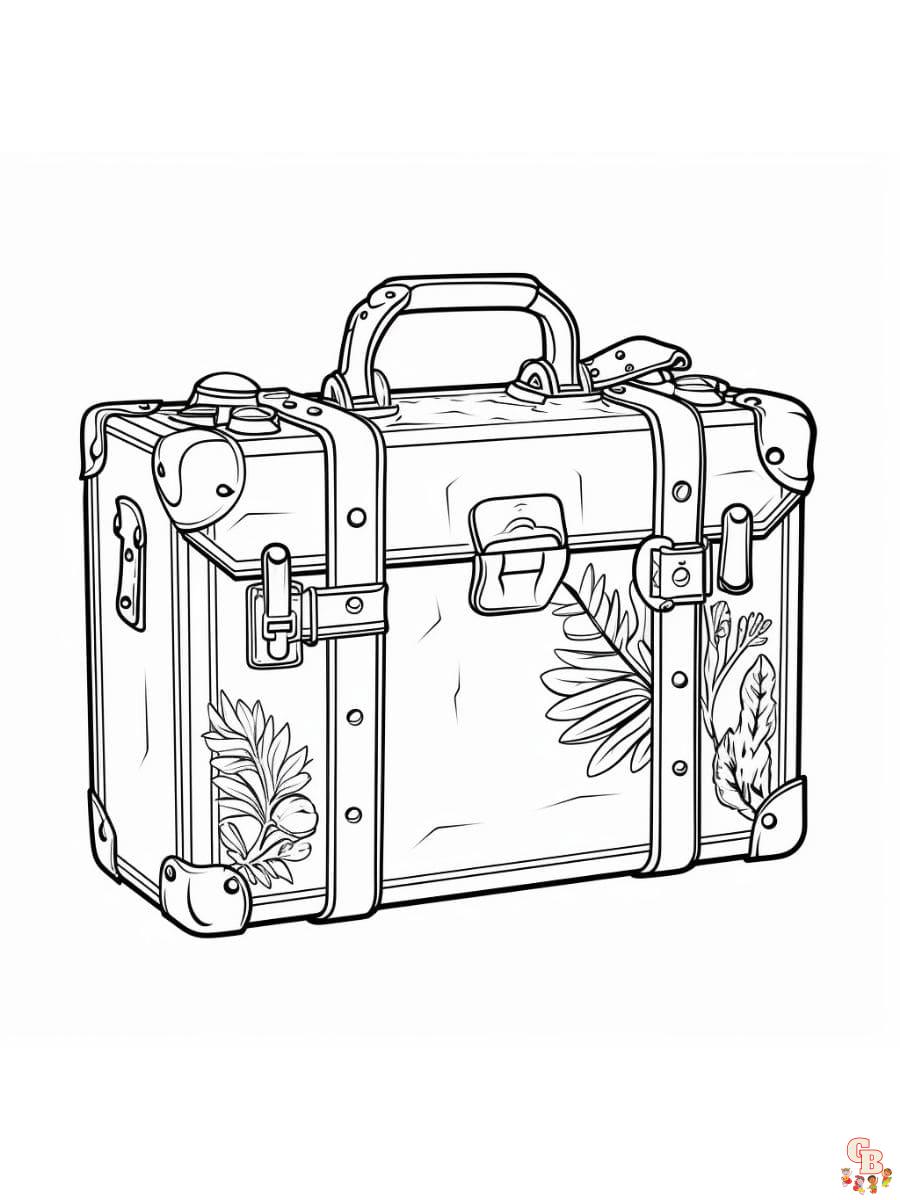 105 Travel Coloring Pages Printable 17