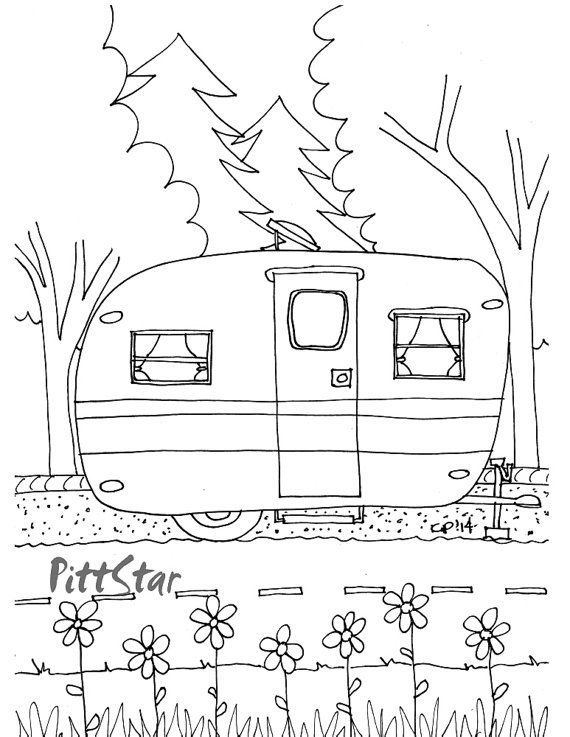 105 Travel Coloring Pages Printable 27