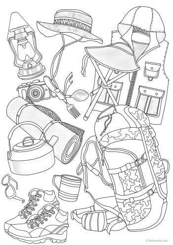 105 Travel Coloring Pages Printable 28