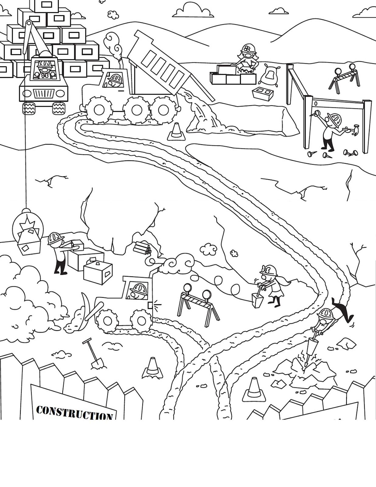 105 Travel Coloring Pages Printable 36