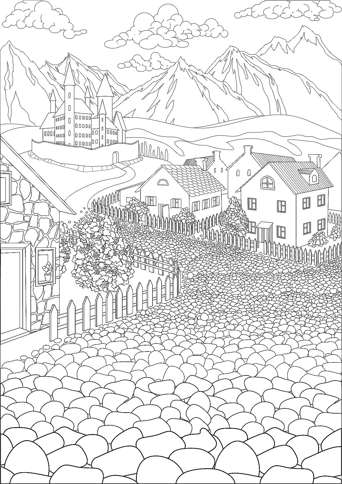 105 Travel Coloring Pages Printable 5