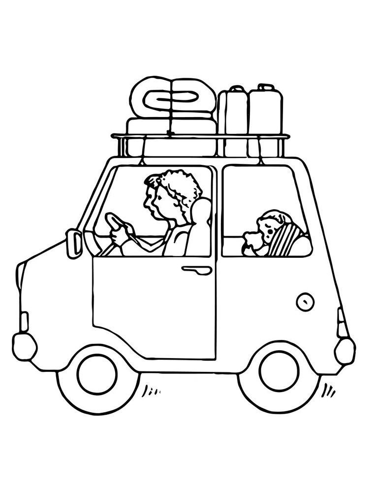 105 Travel Coloring Pages Printable 50