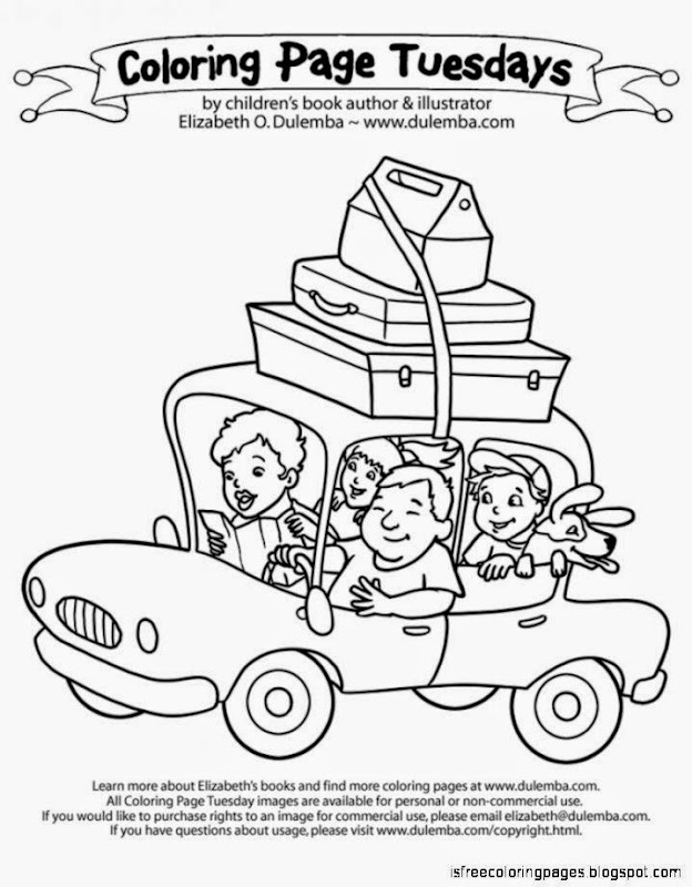 105 Travel Coloring Pages Printable 61