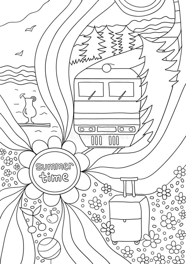 105 Travel Coloring Pages Printable 77