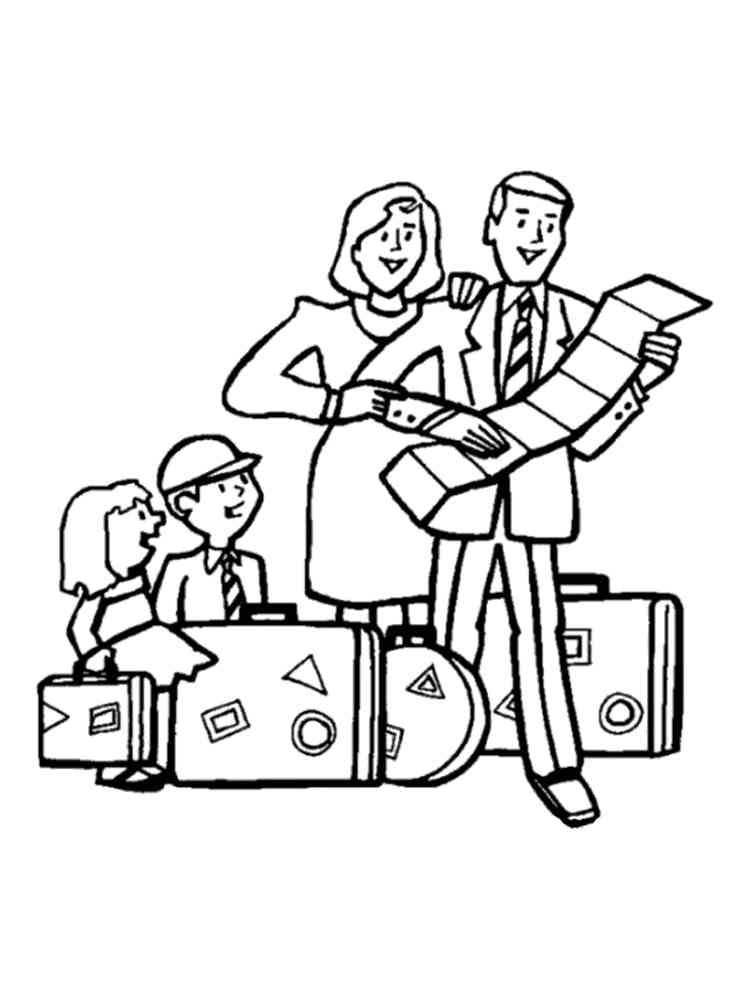 105 Travel Coloring Pages Printable 86