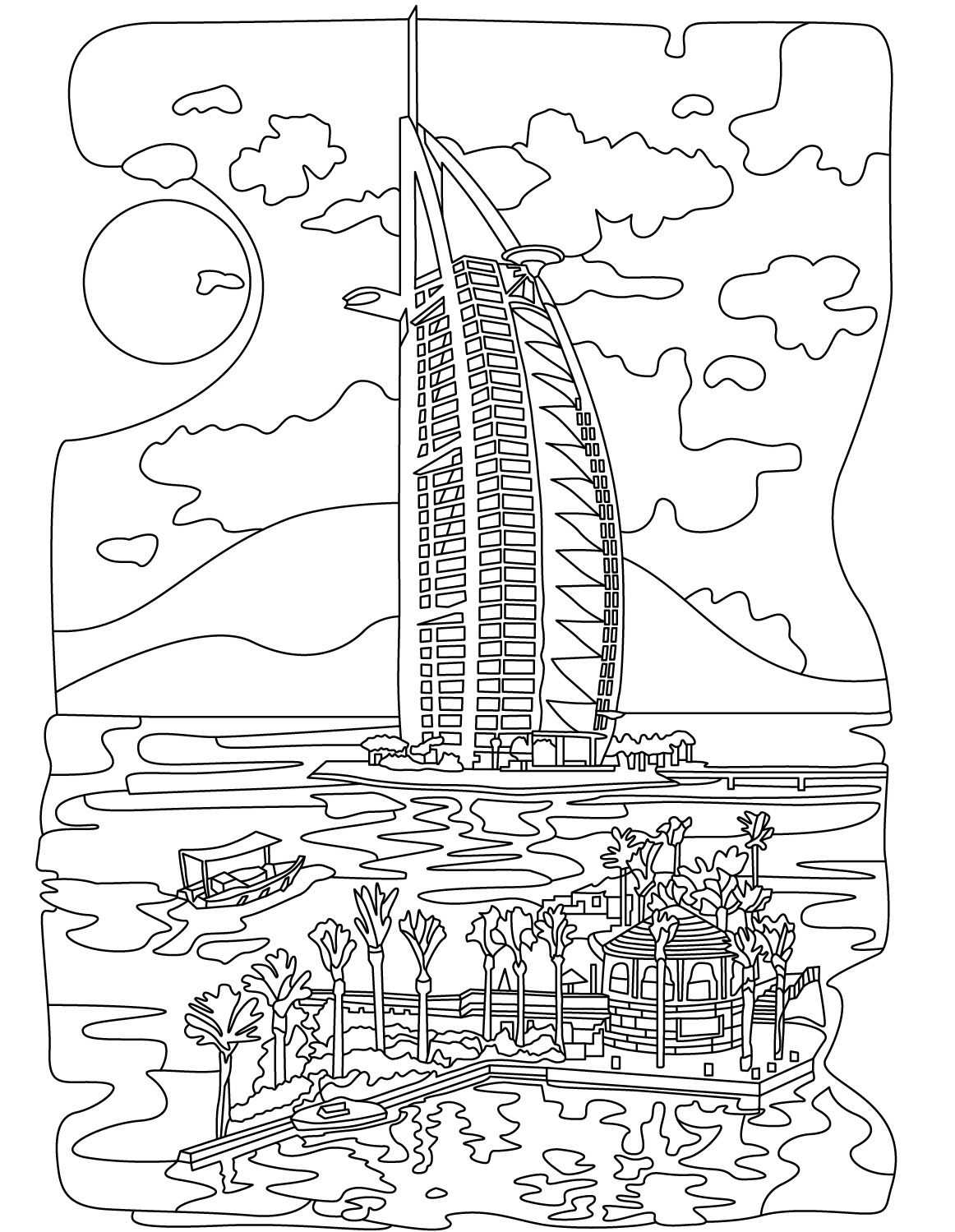 105 Travel Coloring Pages Printable 95