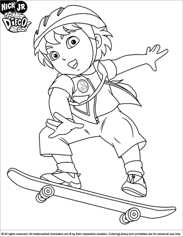 110 Free Printable Diego Coloring Pages for Kids 104