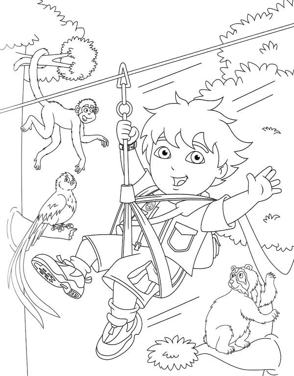 110 Free Printable Diego Coloring Pages for Kids 105